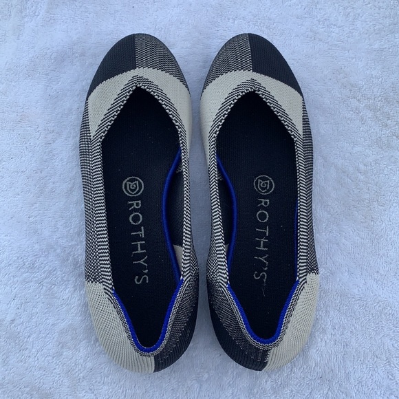 Rothy’s Captoe Round Flats sz 7 - Picture 6 of 16